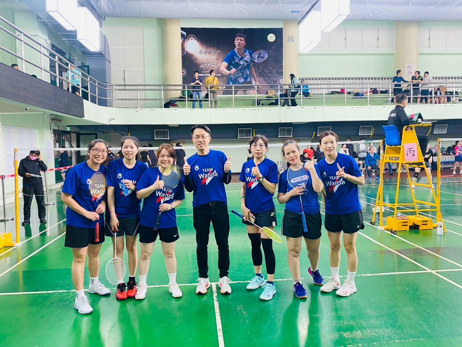 113教育盃羽球賽第五名